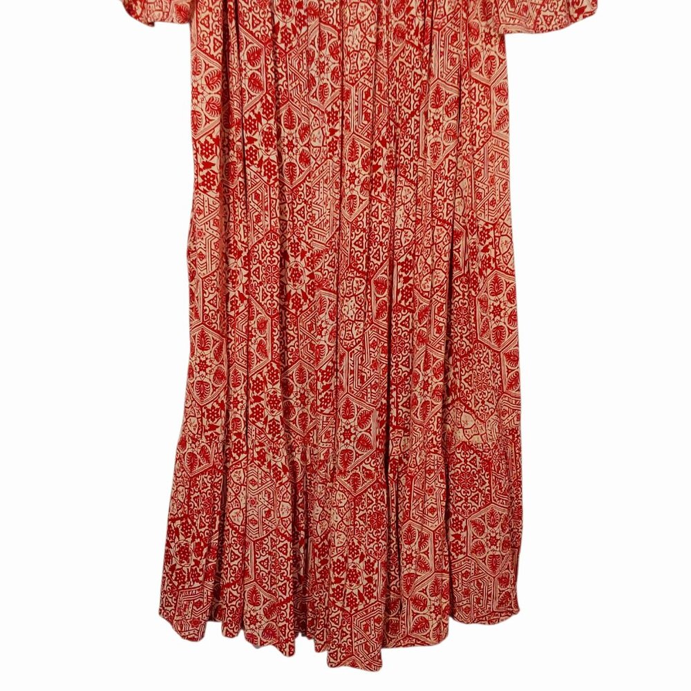Go Softly Like New Patio Caftan House Dress Pockets Comfy/Flowy/Boho/Soft - Sm - Picture 8 of 10